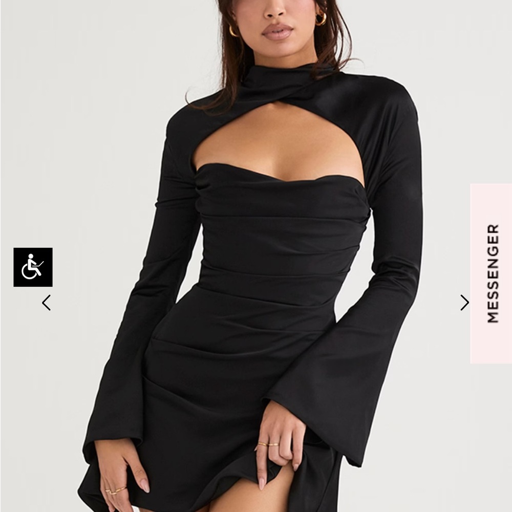 House of CB Black Mini Dress